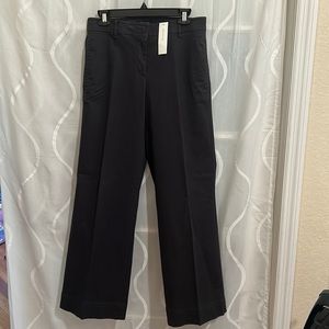 Ann Taylor Gray Wide Leg Trouser Pants, Size 2